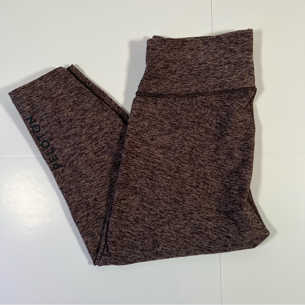 Peloton Kids Heathered Brown Leggings‎